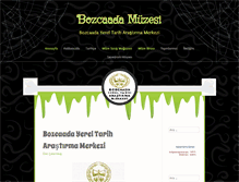 Tablet Screenshot of bozcaadamuzesi.net